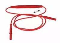 15330-IEC-0A5 Fused 0.5A 4mm Straight Shrouded Banana Plug Lead